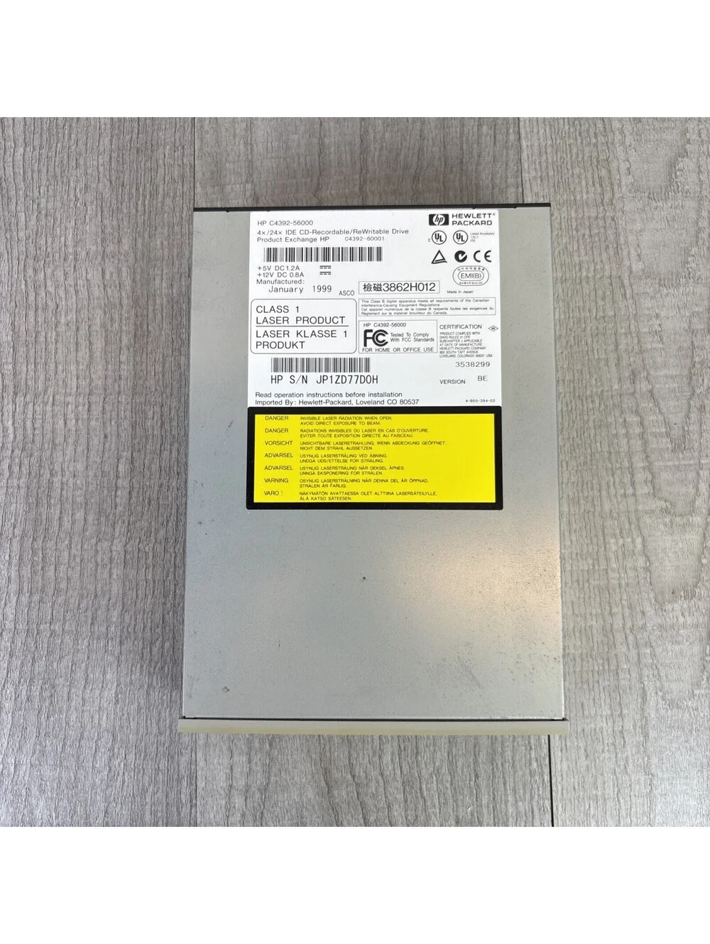 HP 95 98 front
